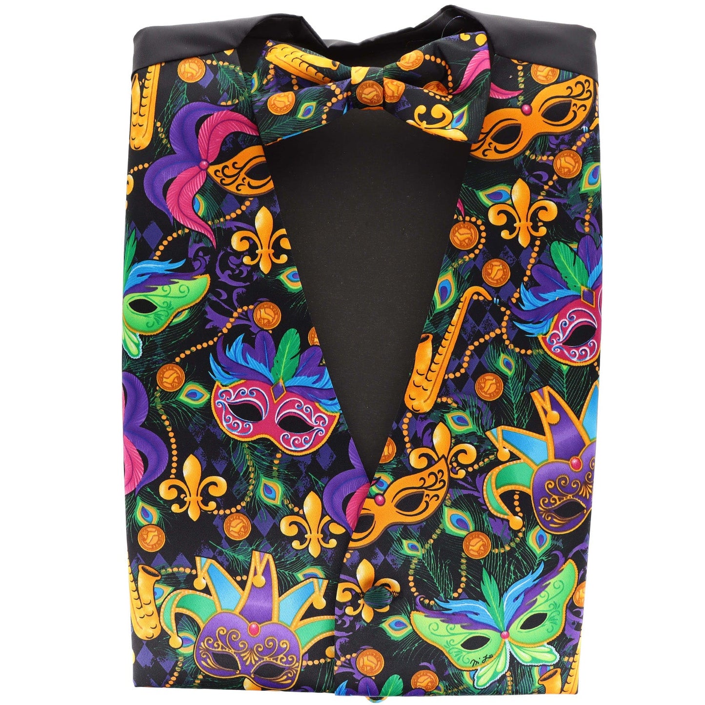 Vittorio Farina Mardi Gras Vest & Bow Tie ONLY Ver 1.