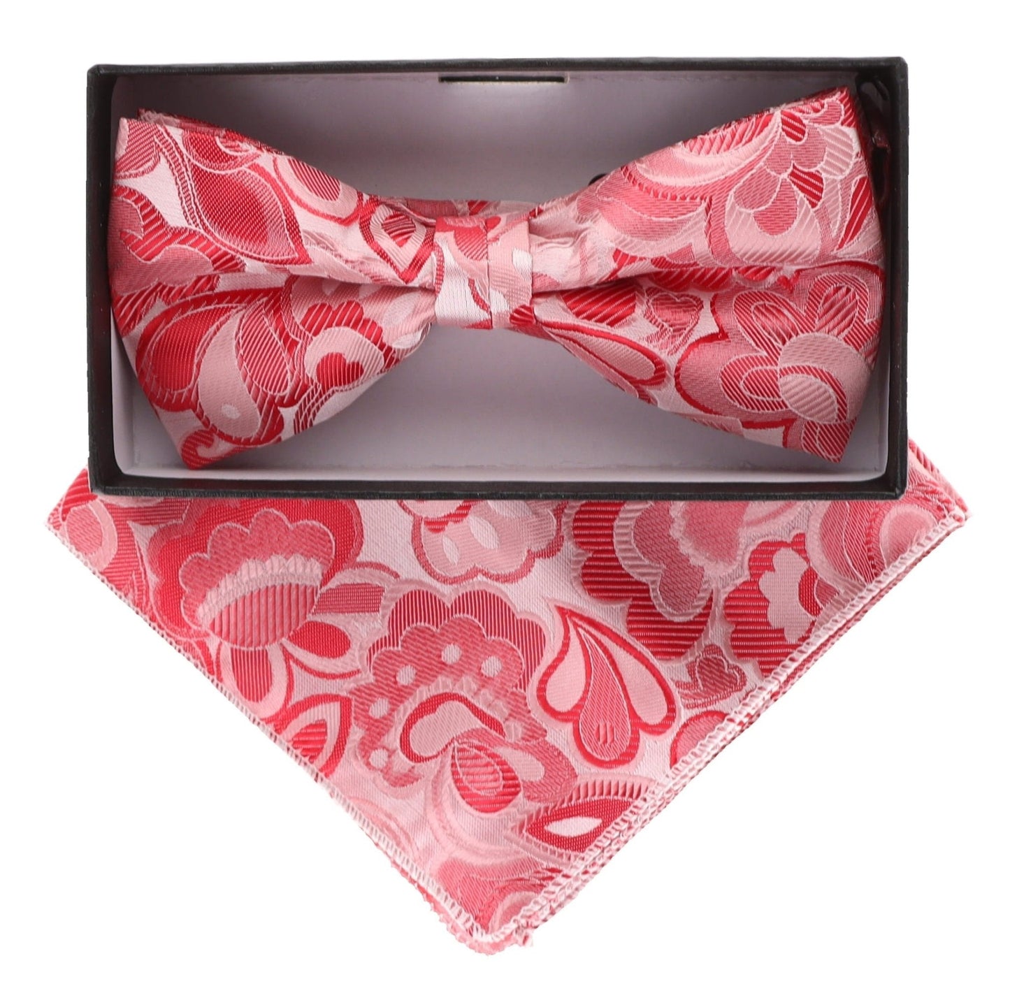 Vittorio Farina Floral Designer Bow Tie & Pocket Square