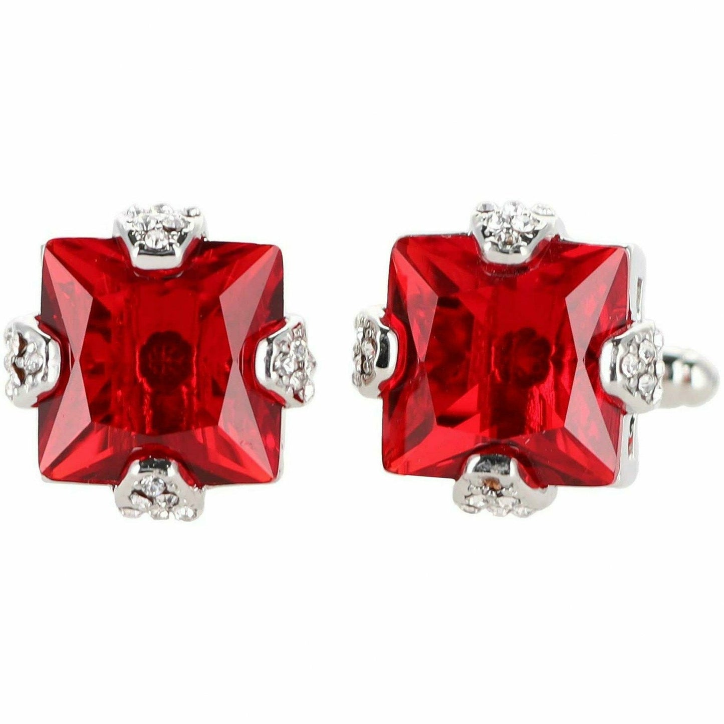 Vittorio Vico Gold & Silver Princess Cut Cufflinks (CL13XX Series)