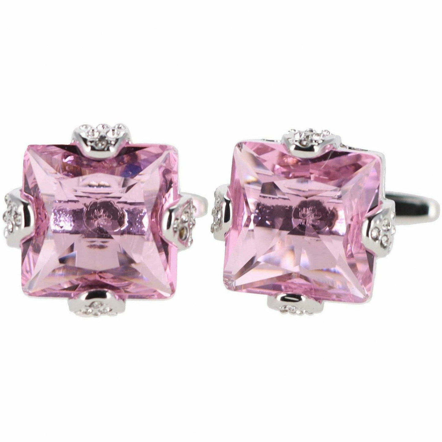 Vittorio Vico Gold & Silver Princess Cut Cufflinks (CL13XX Series)