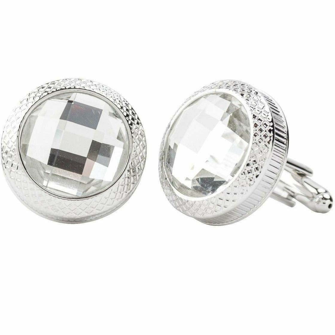 VITTORIO VICO Gold & Silver Colorful Button Cufflinks (CL18XX Series)