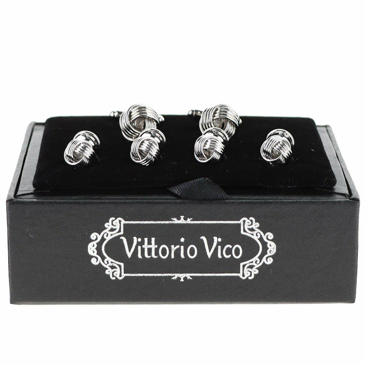 Vittorio Vico Silver Cufflinks & Stud Sets