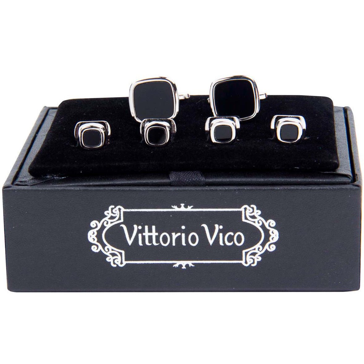 Vittorio Vico Silver Cufflinks & Stud Sets