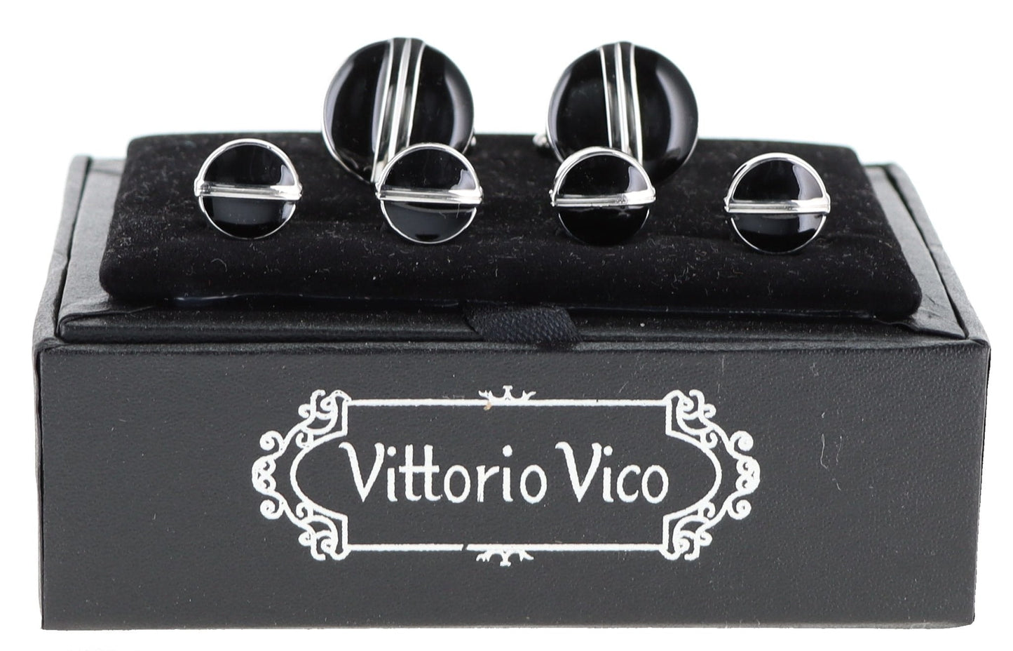 Vittorio Vico Silver Cufflinks & Stud Sets