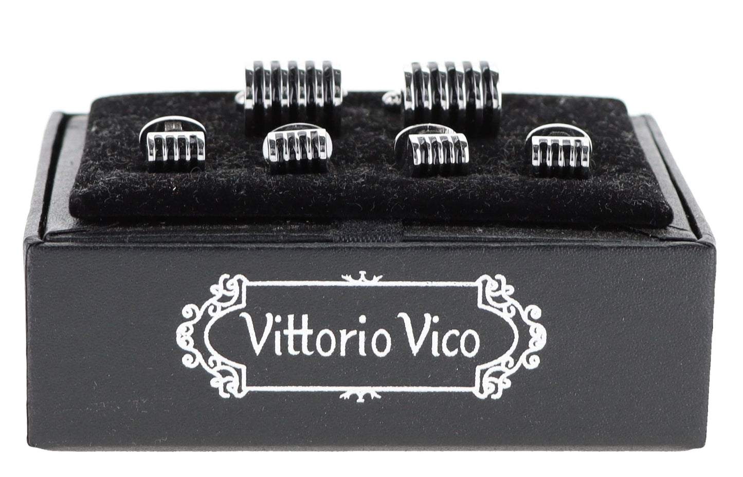 Vittorio Vico Silver Cufflinks & Stud Sets