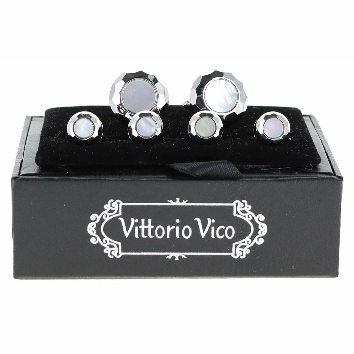 Vittorio Vico Silver Cufflinks & Stud Sets