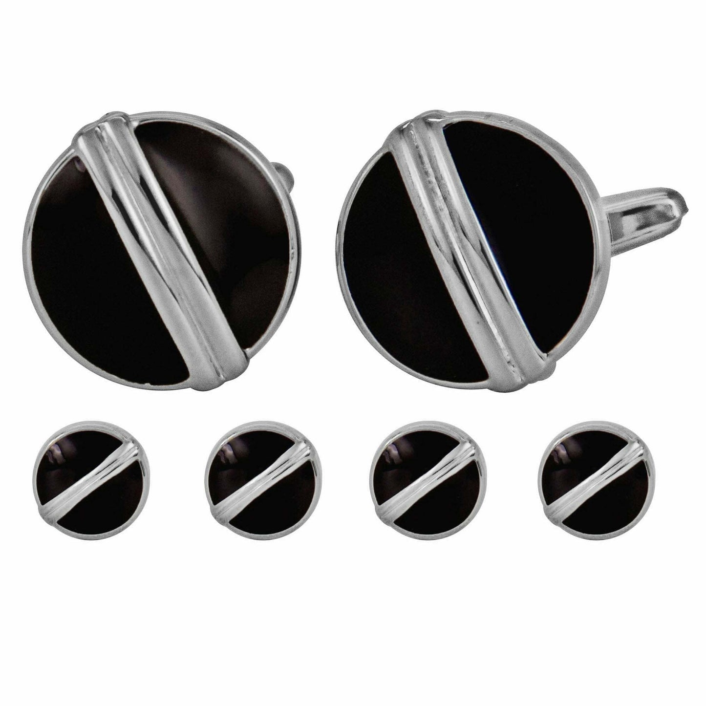 Vittorio Vico Silver Cufflinks & Stud Sets