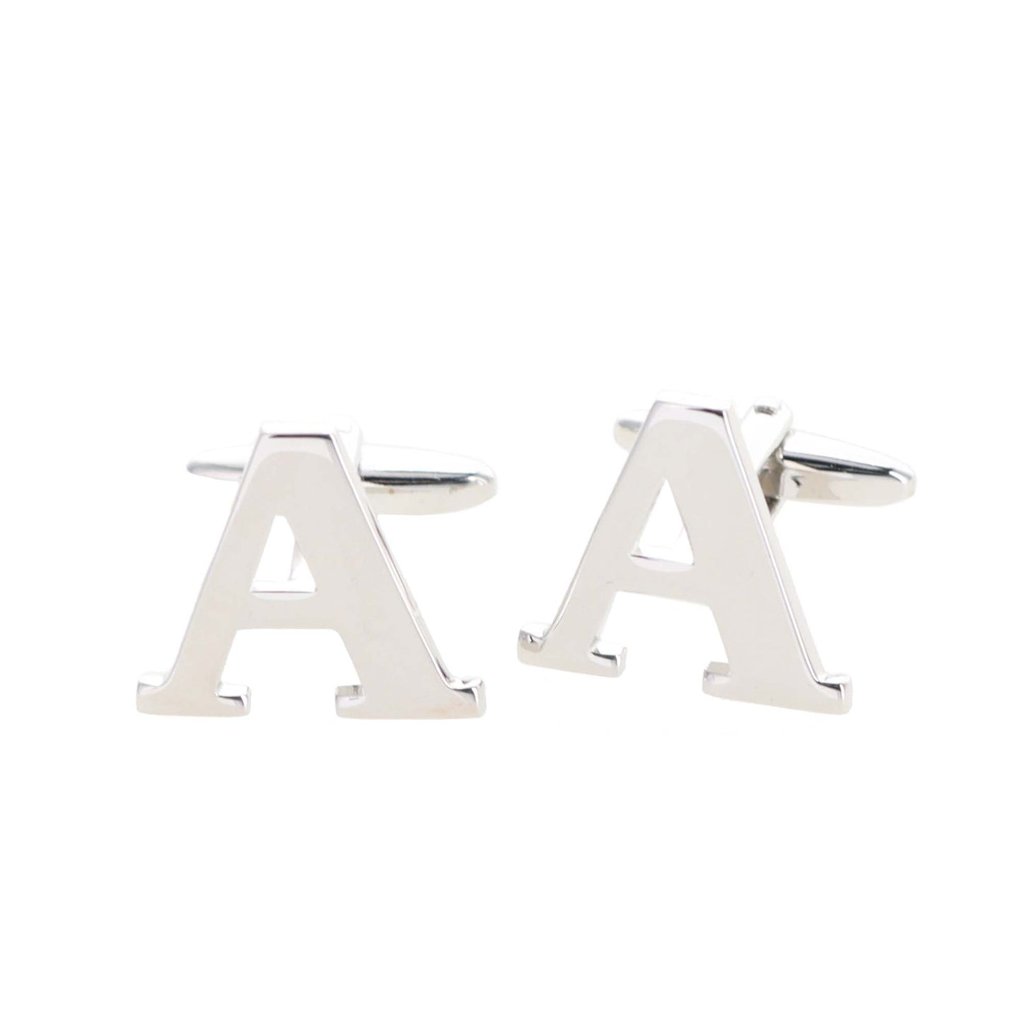 Vittorio Vico Plain Initial Cufflinks: A to Z