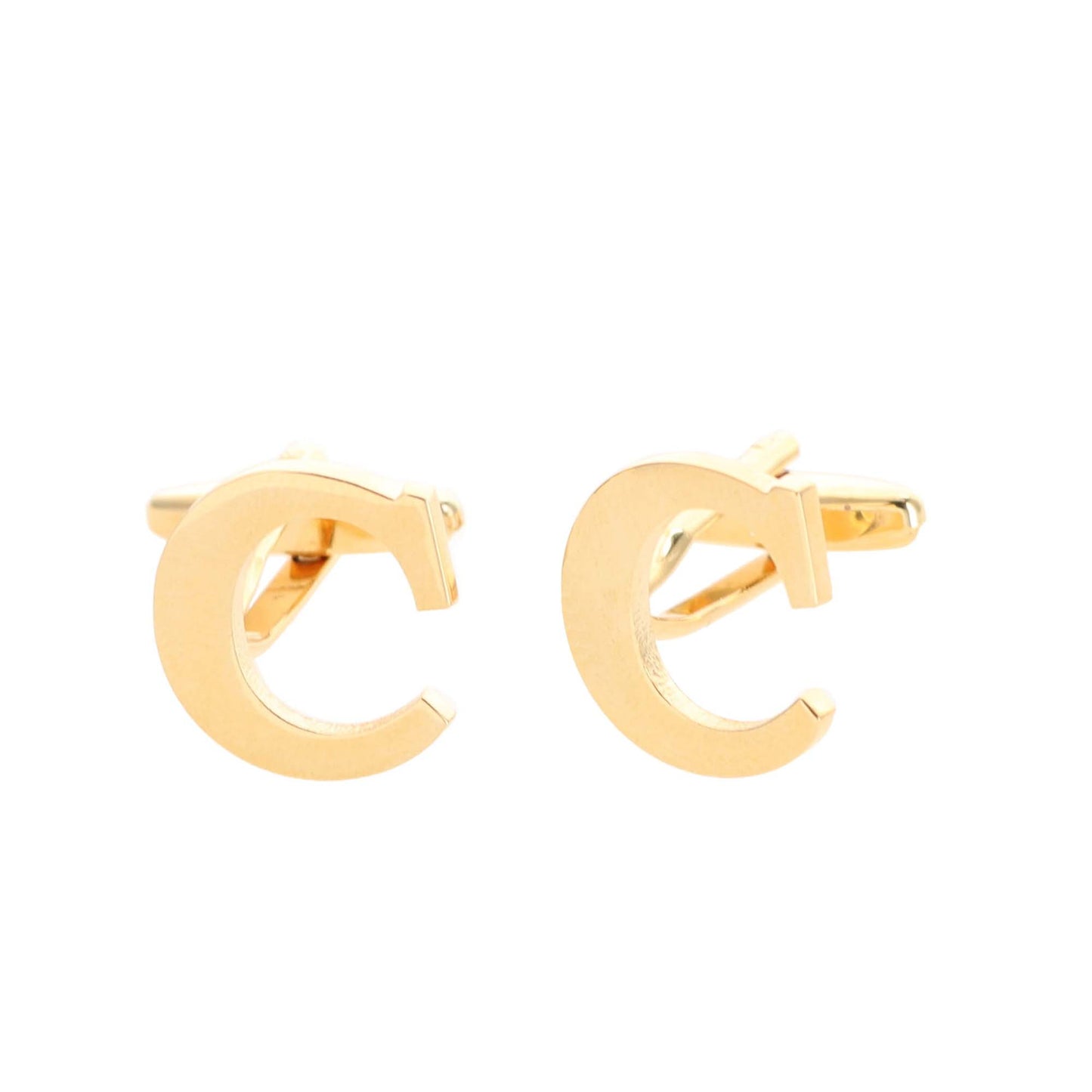 Vittorio Vico Plain Initial Cufflinks: A to Z