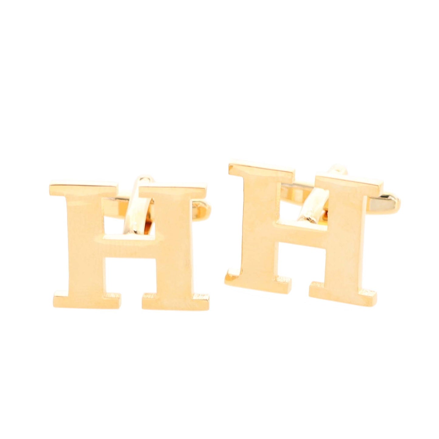 Vittorio Vico Plain Initial Cufflinks: A to Z