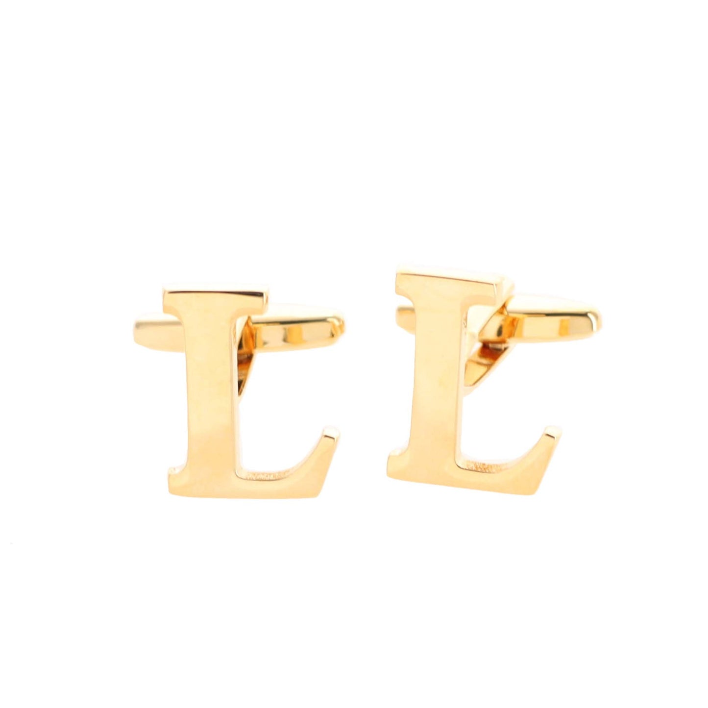 Vittorio Vico Plain Initial Cufflinks: A to Z