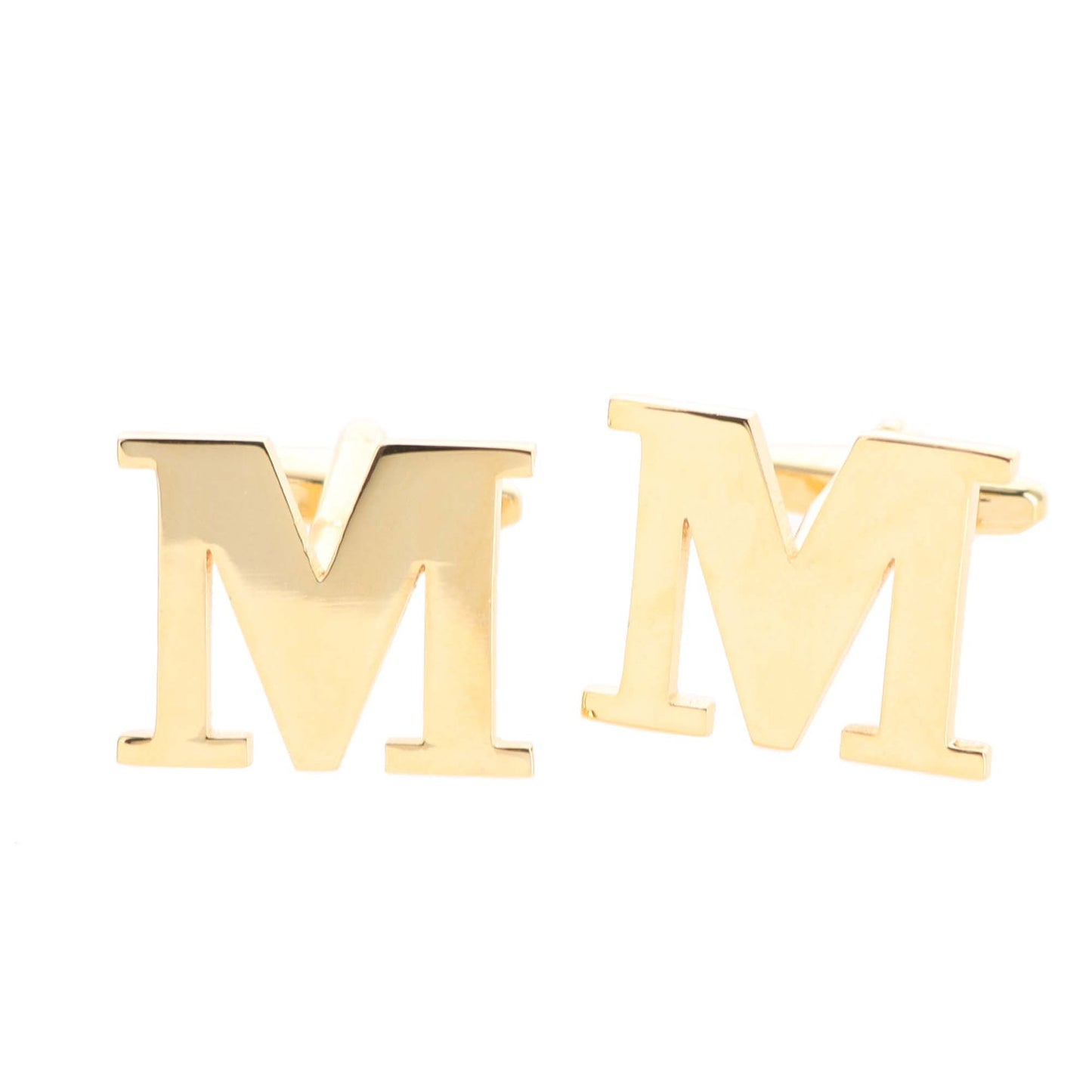 Vittorio Vico Plain Initial Cufflinks: A to Z