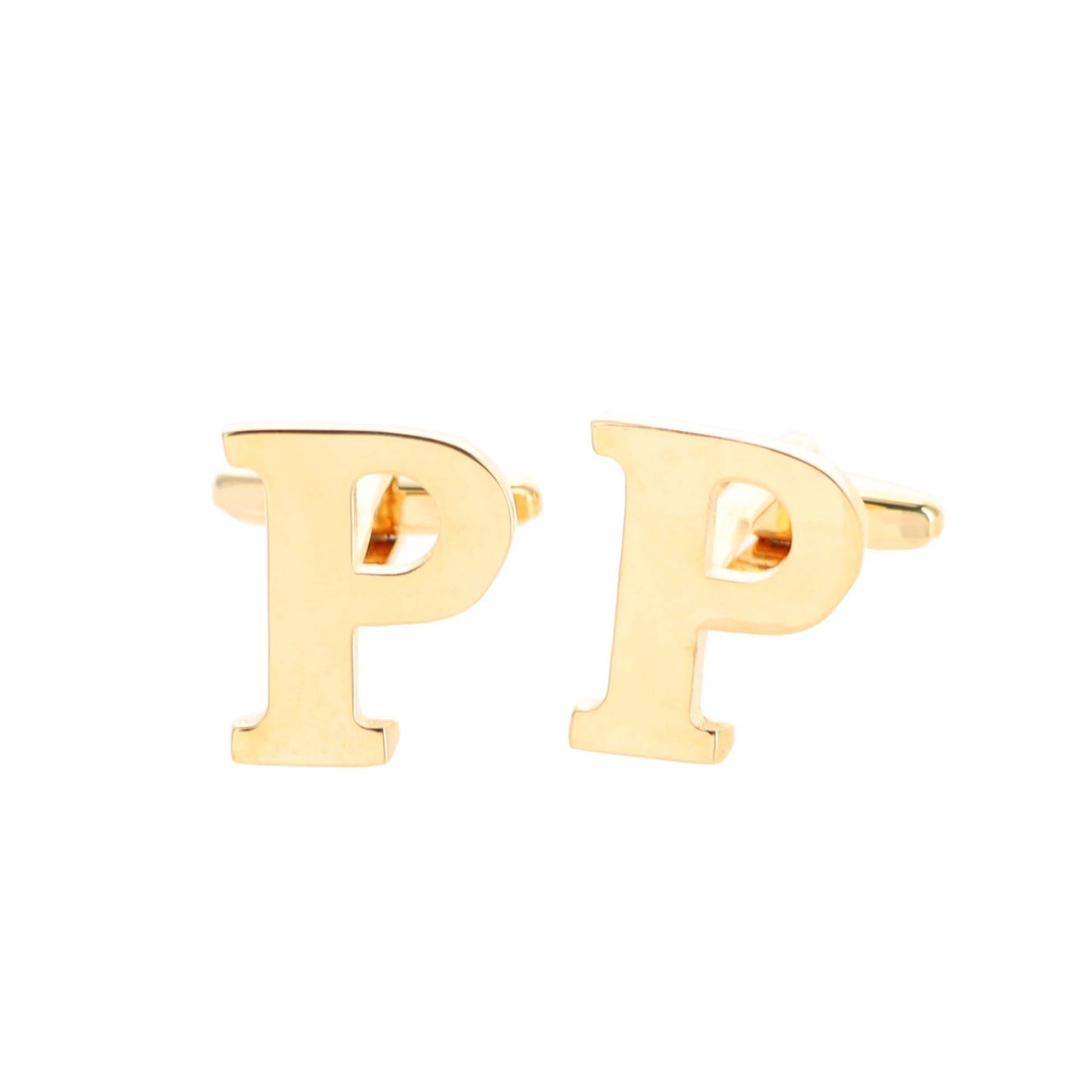 Vittorio Vico Plain Initial Cufflinks: A to Z