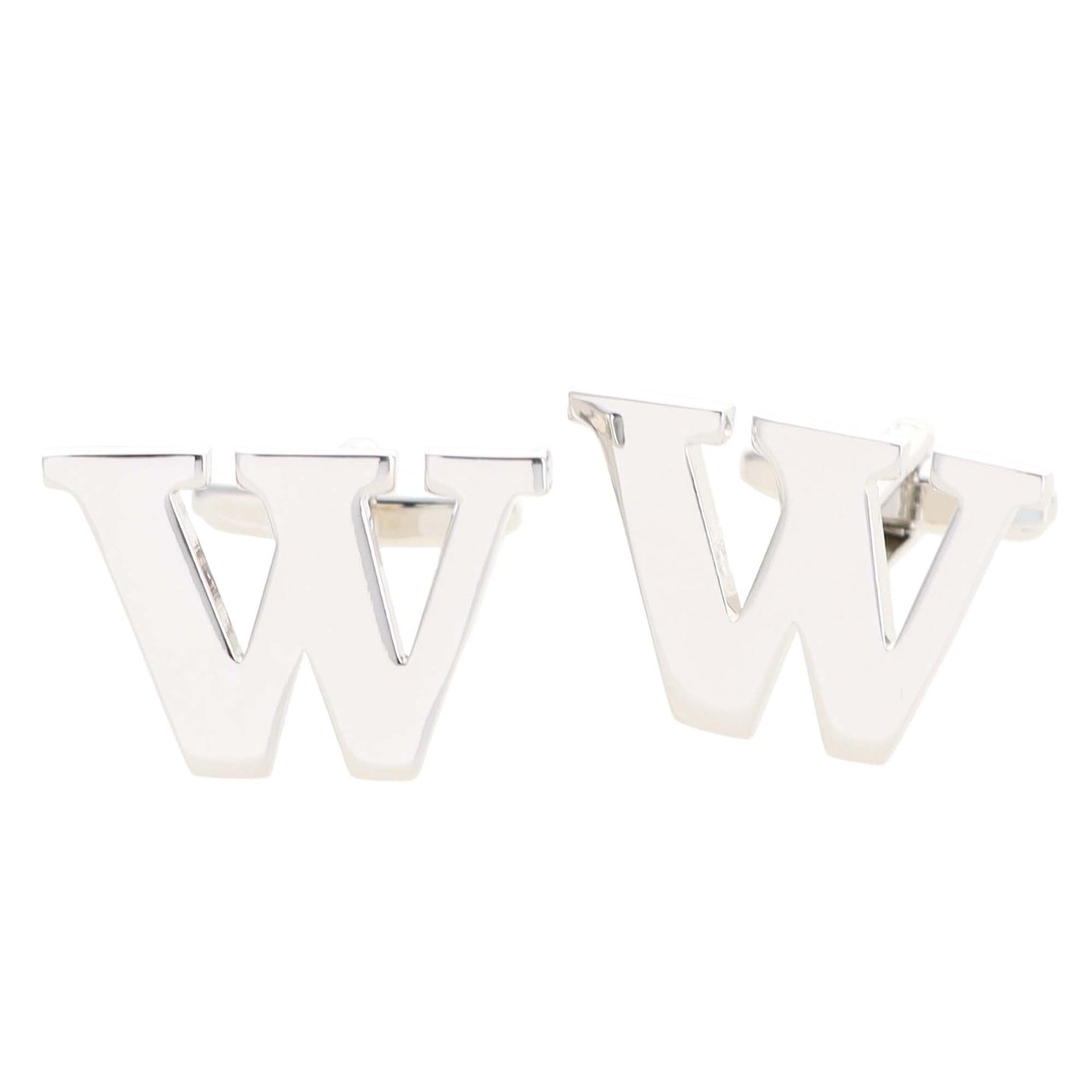 Vittorio Vico Plain Initial Cufflinks: A to Z