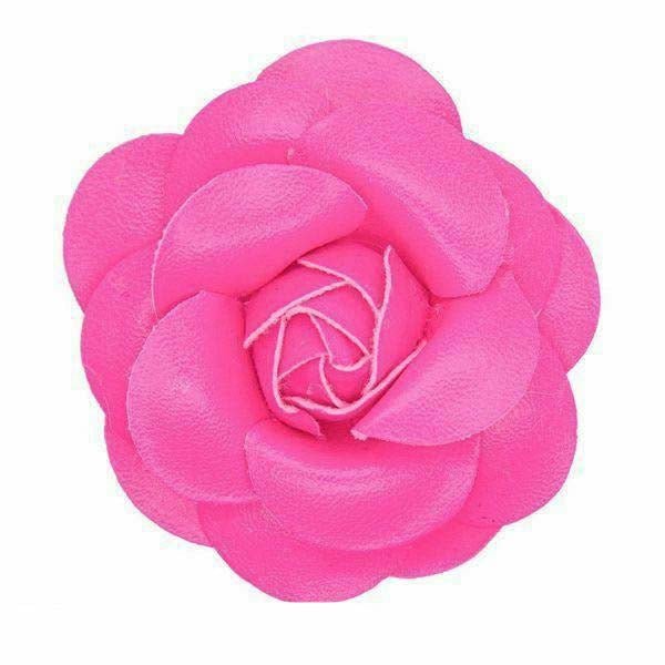 Vittorio Vico Men's Formal Leather Flower Lapel Pin