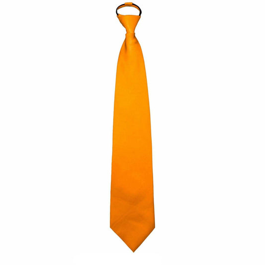 Vittorio Farina Solid Satin Zipper Necktie