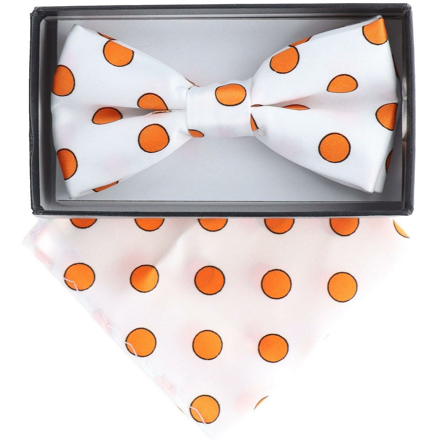 Vittorio Farina Boy's Designer Floral Print Print Bow Tie & Pocket Square