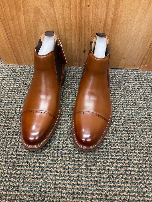 Stacy Adams Maury Cognac Slip-on Chelsea Boot Sizes 7-14