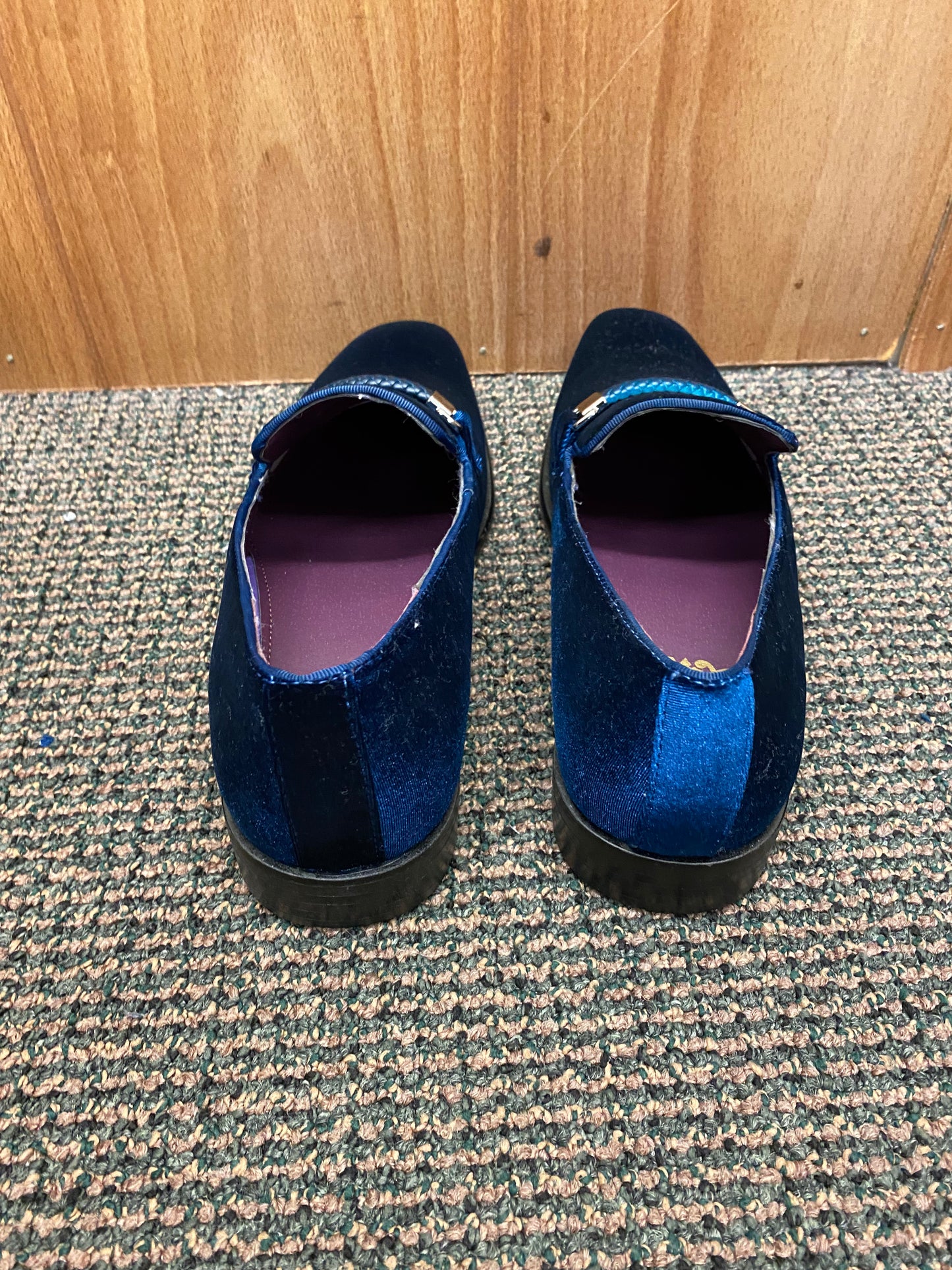 After Midnight Teal Slip-on Dress Shoes Style: 6753 Size 9