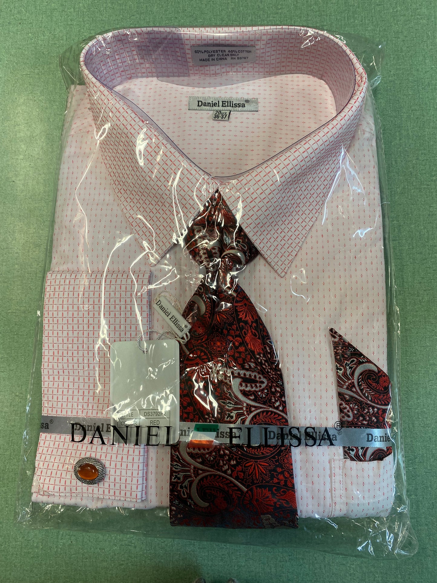 Daniel Ellissa DS3792P2 Red Dress Shirt