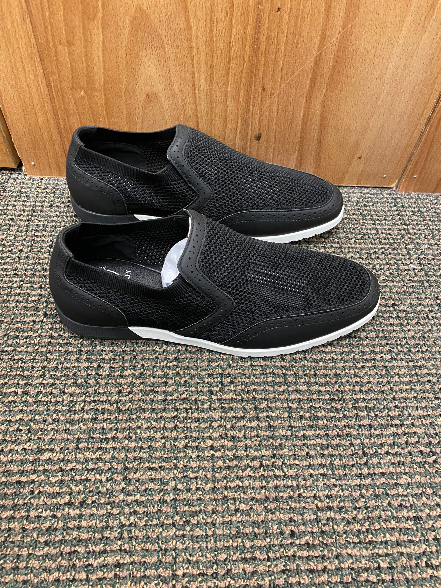 718 Brooklyn New York Mesh Black slip-on Casual Men’s Shoe Style: 6916