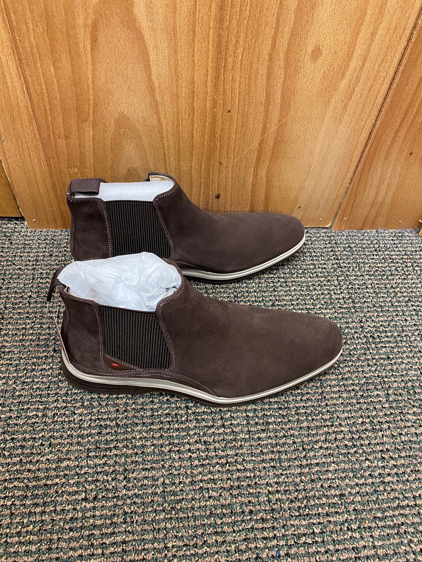 Stacy Adams Cocoa Brown Tigran Chelsea Boot slip-on Redzone Collection