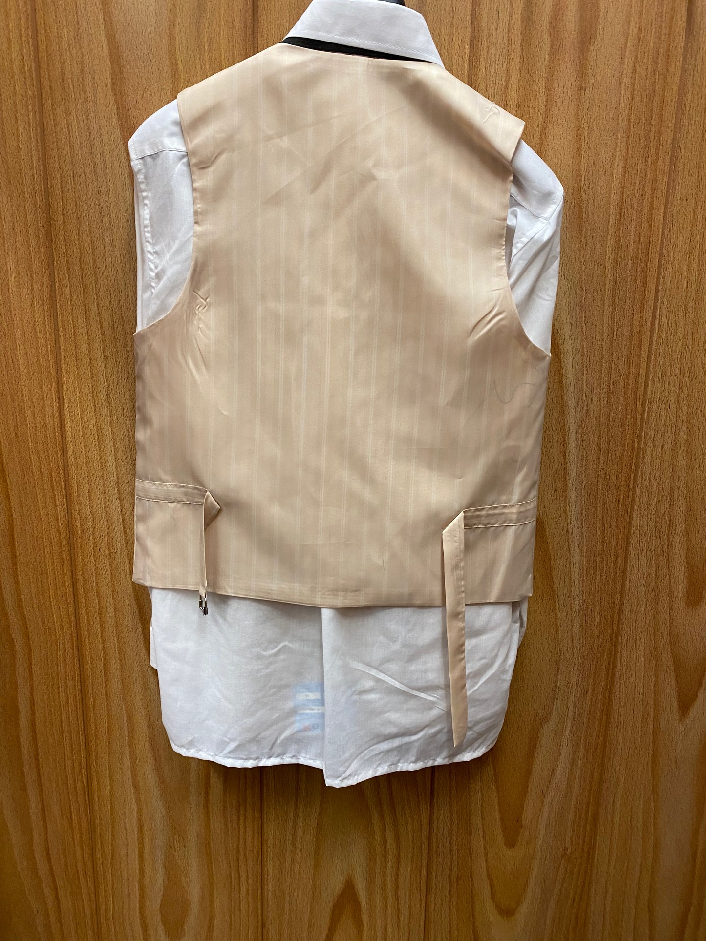 Junior Sand/Tan color Size 16 Vest and Pants Set