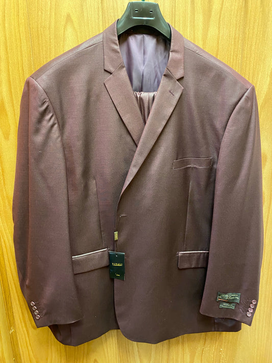 Vitali Burgundy 2-Piece Suit 66L G3090