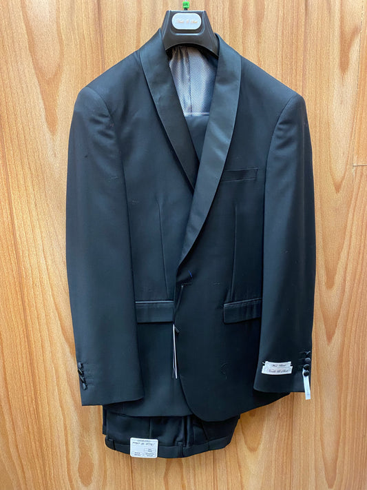 Needle & Stitch Black Slim Fit Tuxedo 38R 32W