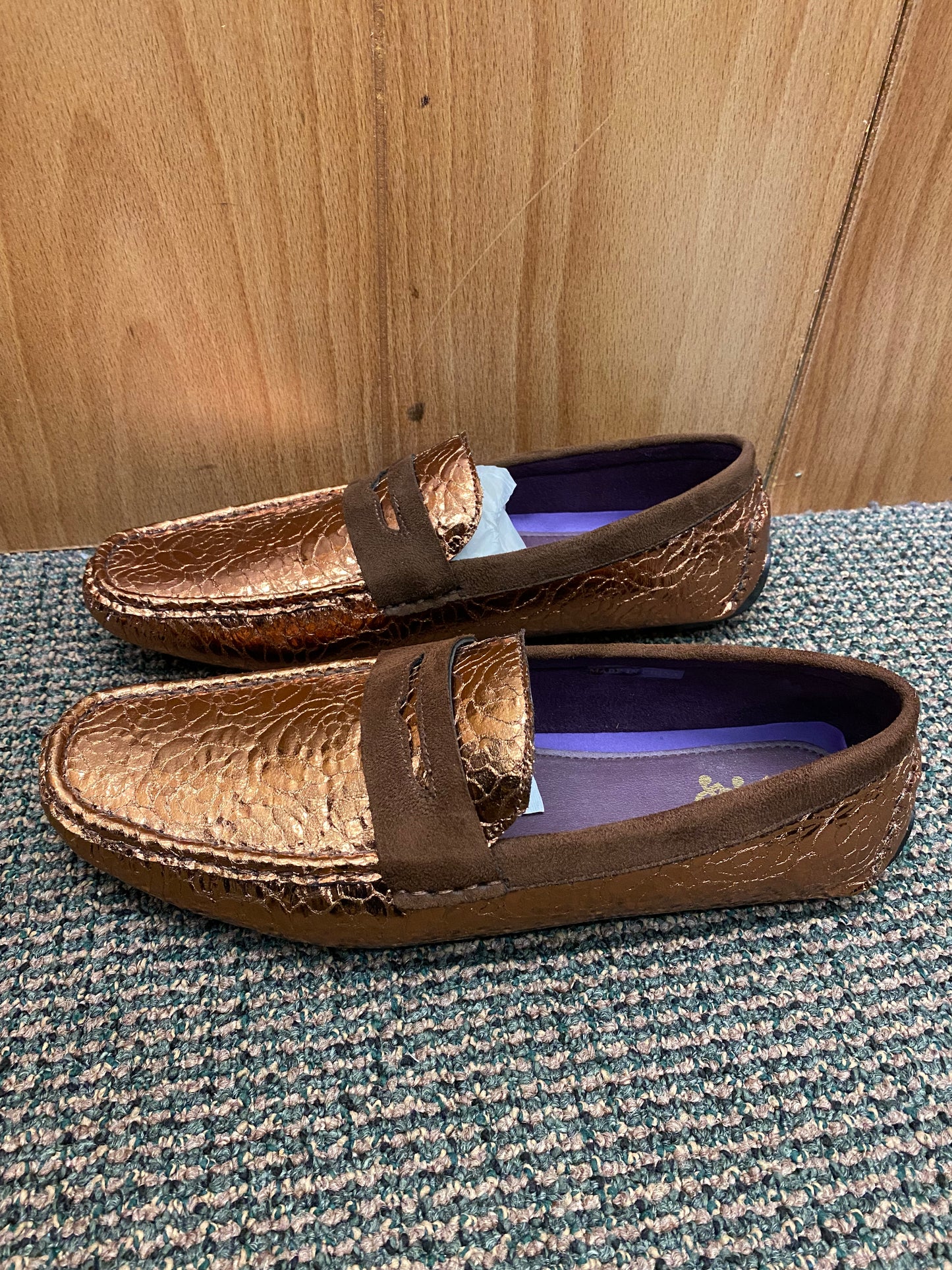 After Midnight Bronze Slip-on Dress Shoes Style: 6765 Size 9