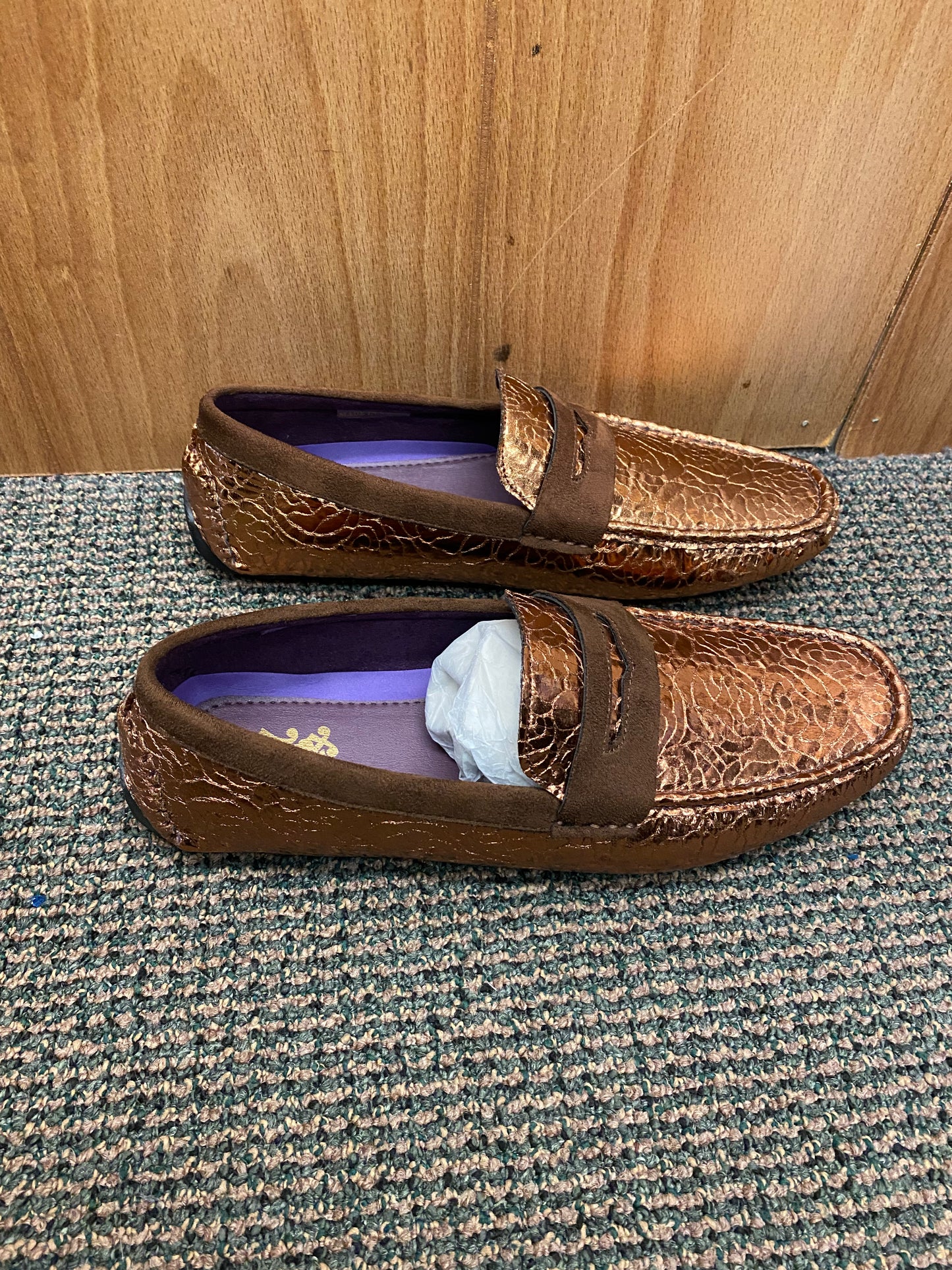 After Midnight Bronze Slip-on Dress Shoes Style: 6765 Size 9