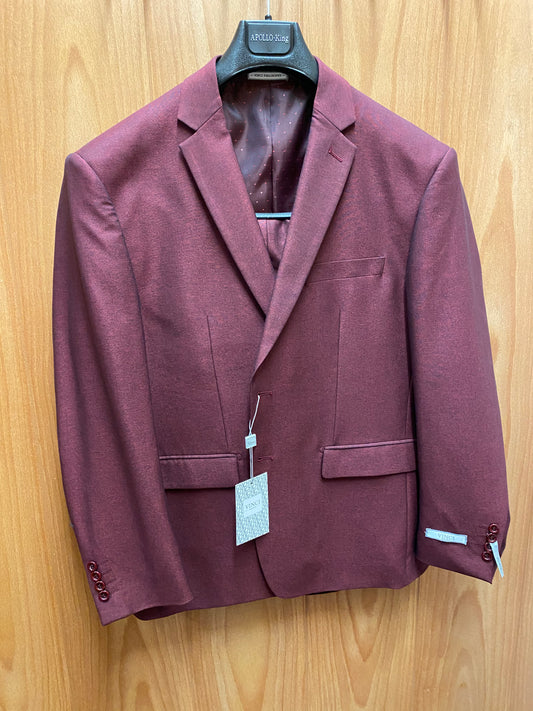 Vinci Burgundy Slim Fit 2-Piece Suit 46S