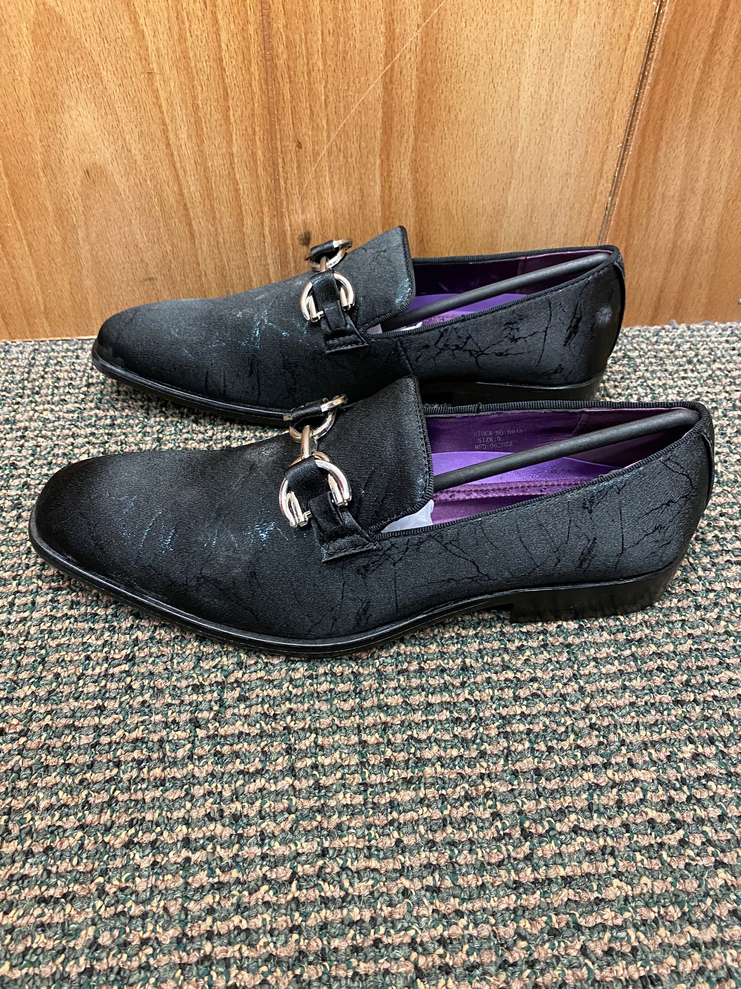 After Midnite Black Smoking Slip-on Dress Shoes Style: 6948